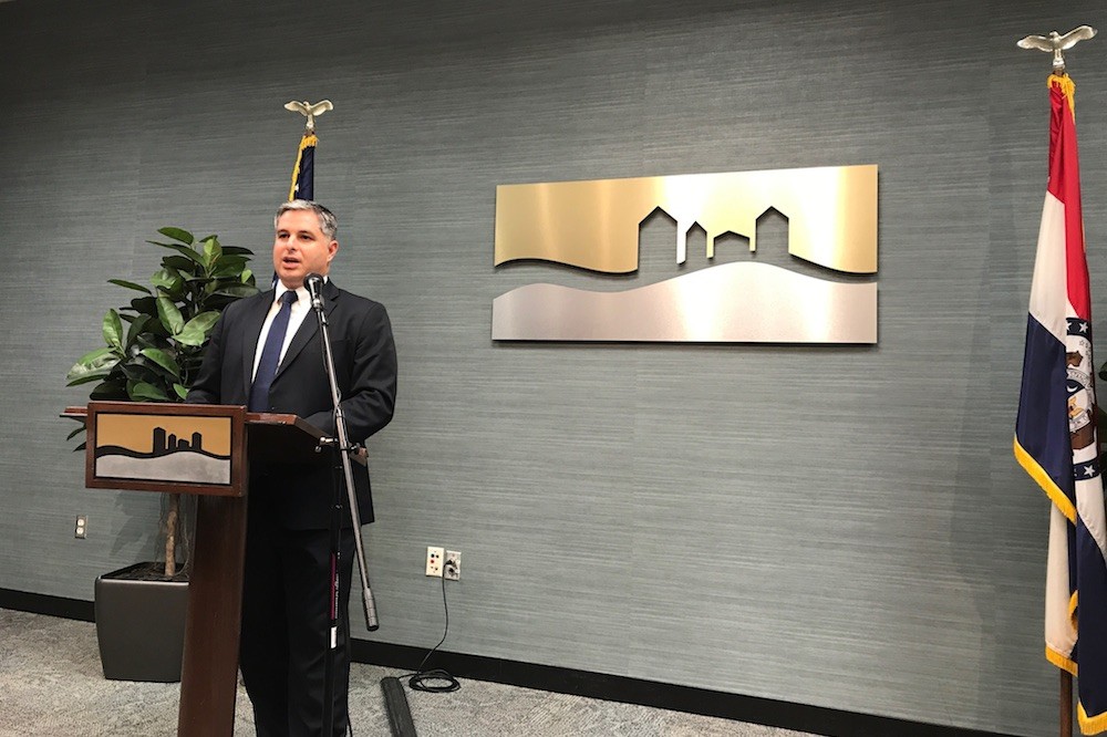 Missouri Department of Economic Development Director Rob Dixon talks about new state-level workforce programs influenced by Springfield during a visit to the local chamber.