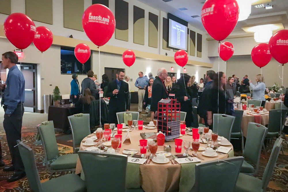 During the 33rd annual Salute to Design and Construction Awards Banquet, about 450 people gathered Nov. 9 under the chandeliers of the grand ballroom at Oasis Hotel & Convention Center to celebrate their industry.