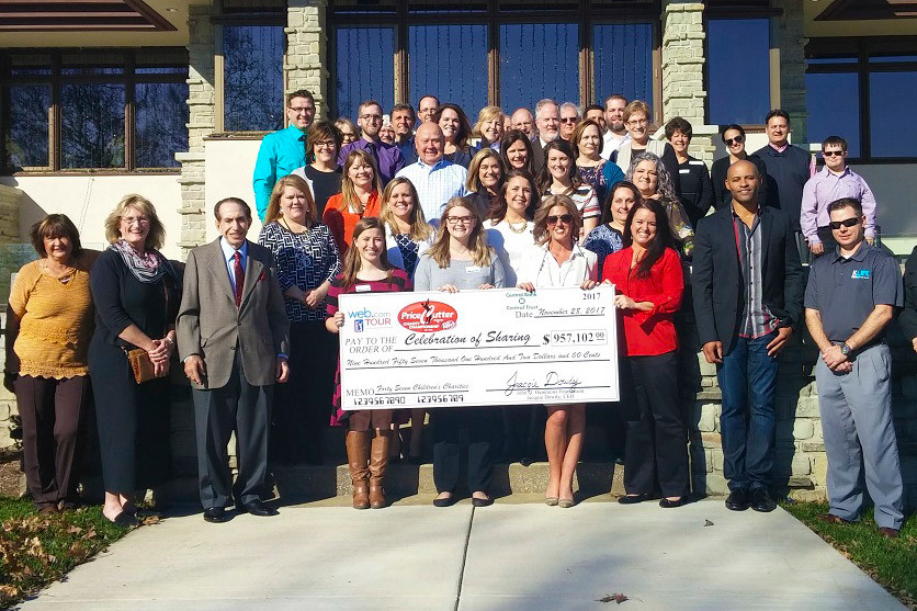 Price Cutter Charity Championship officials present nearly $1 million to local nonprofits.