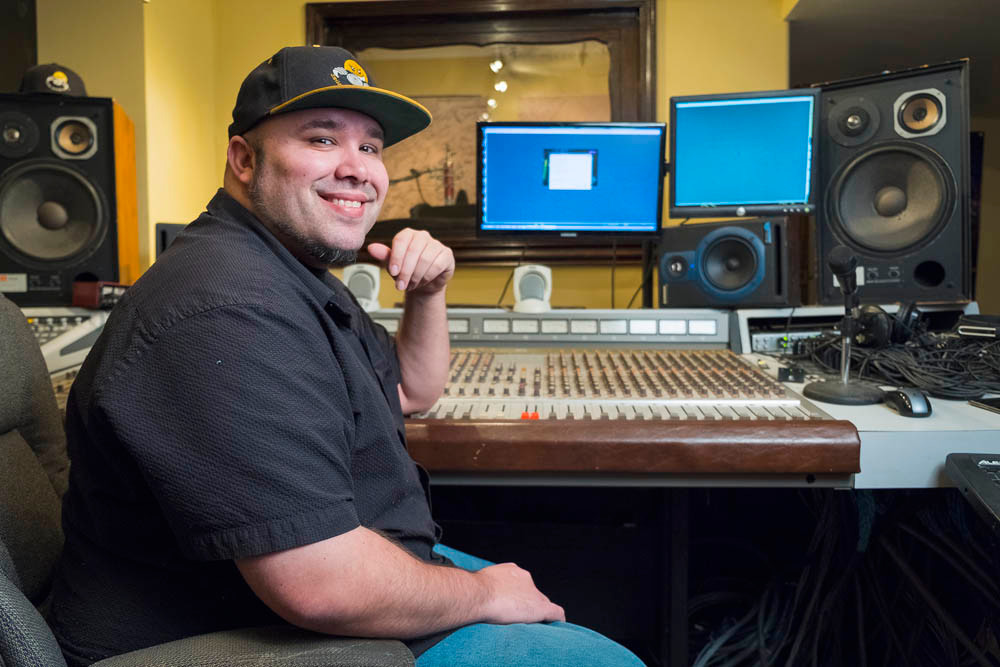 CHASING DREAMS: Former KY3 studio engineer Ricky Smiley is running a record label from his home.