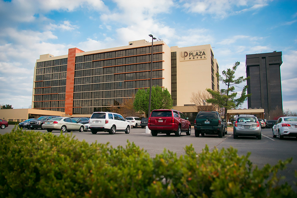 Atrium Hospitality takes over management of University Plaza Hotel and Convention Center, above, and other former JQH properties.