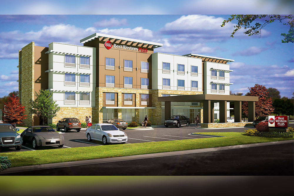 Banker Thane Kifer’s Best Western Plus Vineyard Hotel and Suites is on track for a May opening.
