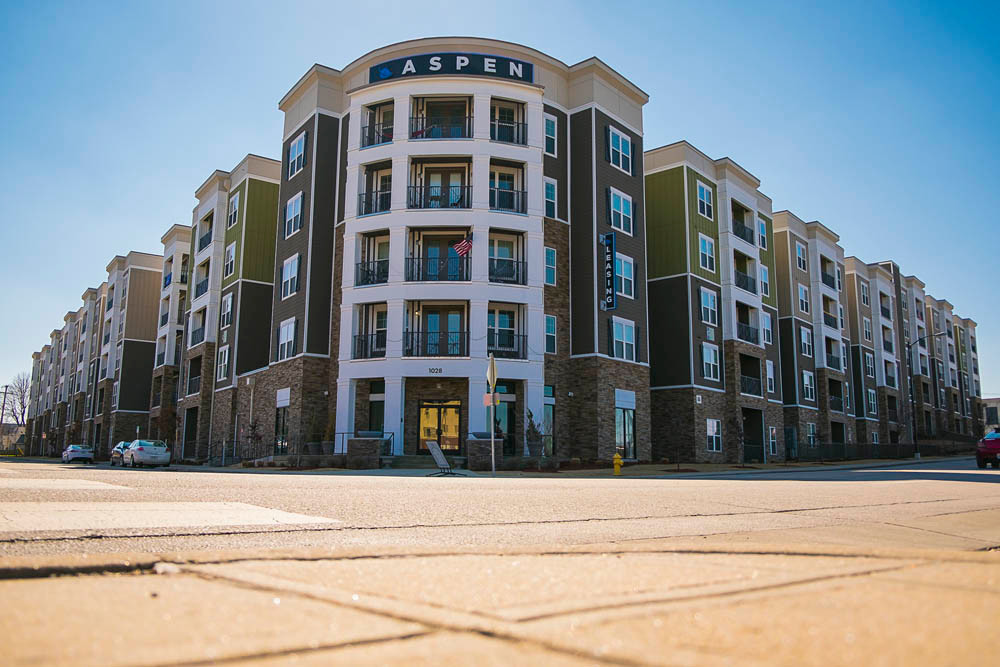 CENTER CITY COMPLEX: The $40 million Aspen Springfield is among developments that have added 2,400 beds for students in the area.