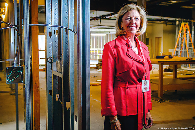 OVERDUE REMODEL: Sally Hargis and Ozarks Coca-Cola are overhauling the corporate offices.