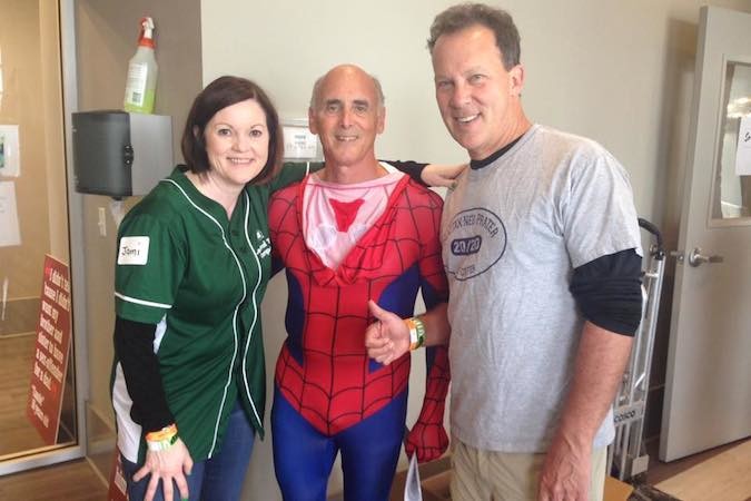 Jami Peebles, Jack Prim and Tom Prater were the top individual fundraisers for Child Advocacy Center’s Over The Edge event.Photo provided by CAC
