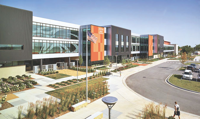 Corner Greer & Associates Inc. won honors for the firm’s design of Joplin High School’s Franklin Technology Center.