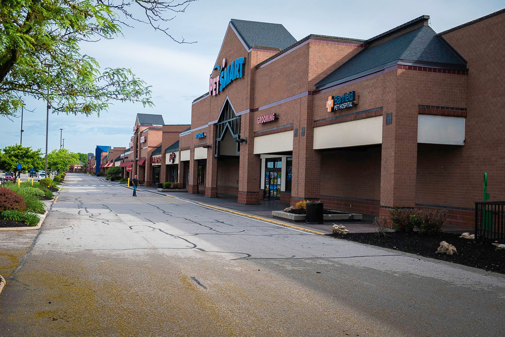 The The 370,000-square-foot center houses PetSmart and several other stores.