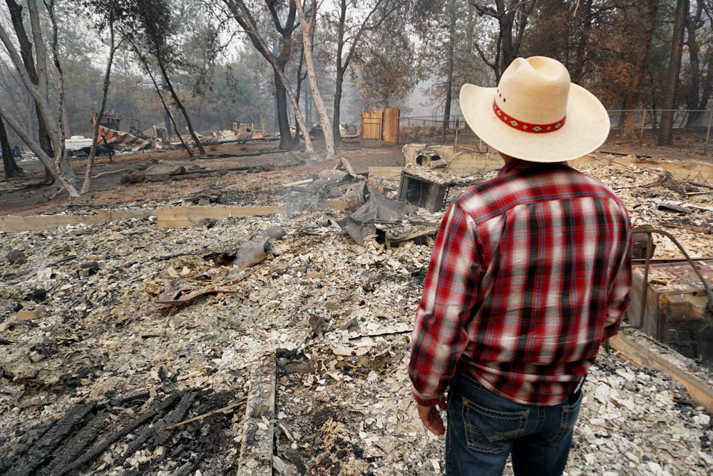 Wildfire Aide
Springfield organizations are working to contribute funding and assistance to the Camp Fire area in northern California, where the most destructive wildfire in the state’s history has killed over 80 people. Above, a pastor looks at ashes left in Camp Fire as Convoy of Hope distributes supplies nearby.