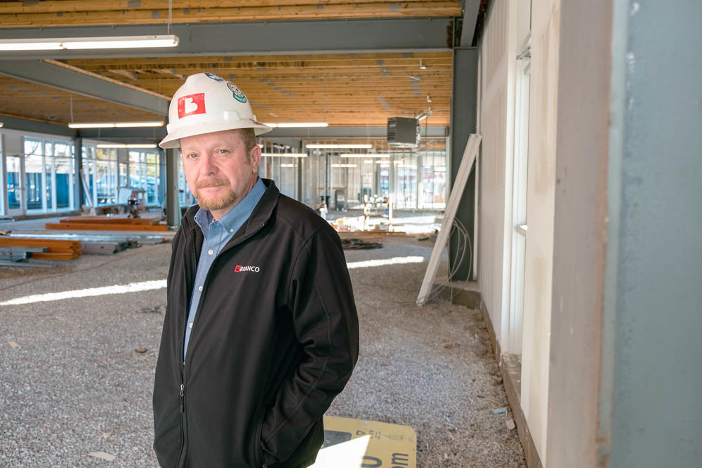 BUILDING DELAYS: Branco Enterprises Inc. Vice President Sean Thouvenot says two of his projects were delayed by the city’s new permit application and review software.