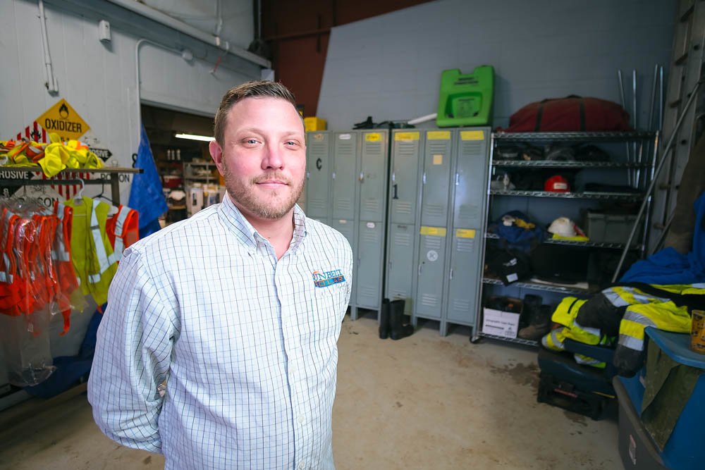FINDING HELP: Steve Schaefer of Sunbelt Environmental Services is involved in the city’s Green for Greene program, through which he’s hired 10 employees.