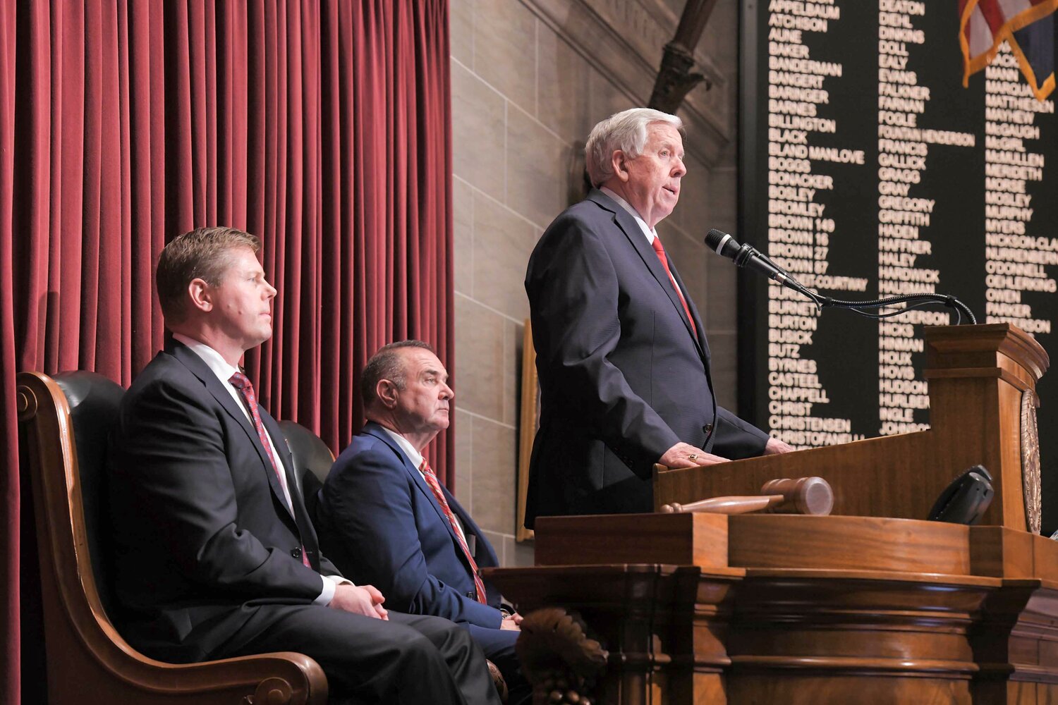 Gov. Mike Parson delivers his final State of the State address as governor.
