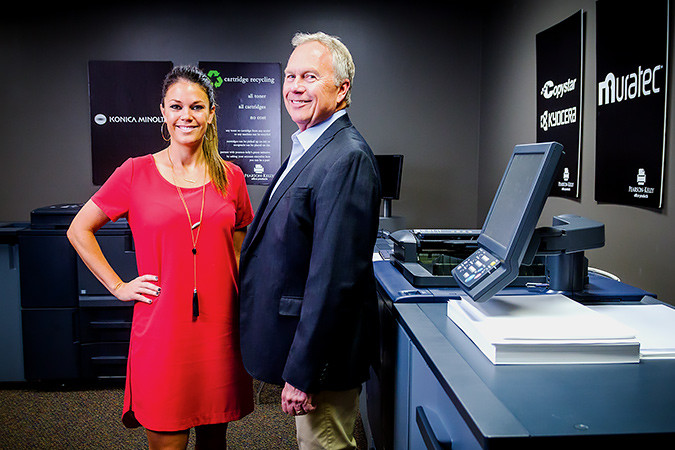 Chelsey Bode and Mike Kelly say managing growth means having the right employees on board.SBJ photo by WES HAMILTON