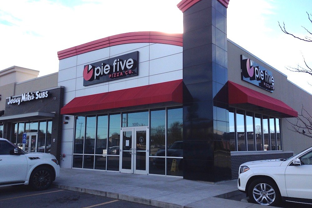 The interior has been cleaned out at Springfield’s Pie Five Pizza restaurant.
