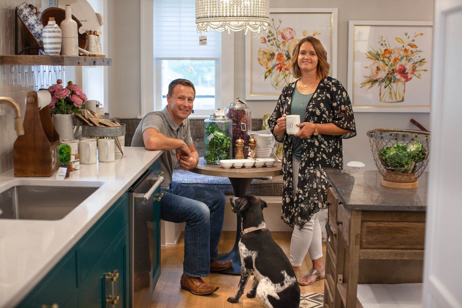 Owners Brady and Haden Long of Ellecor Design and Gifts have settled into the neighborhood.