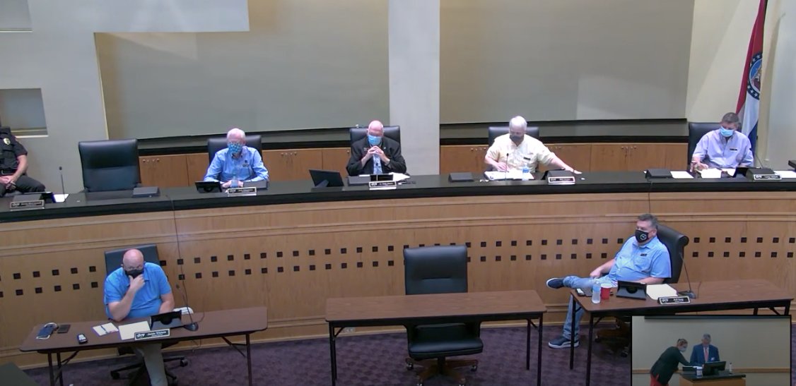 A special session of the Branson Board of Aldermen regarding face coverings lasted eight hours.
