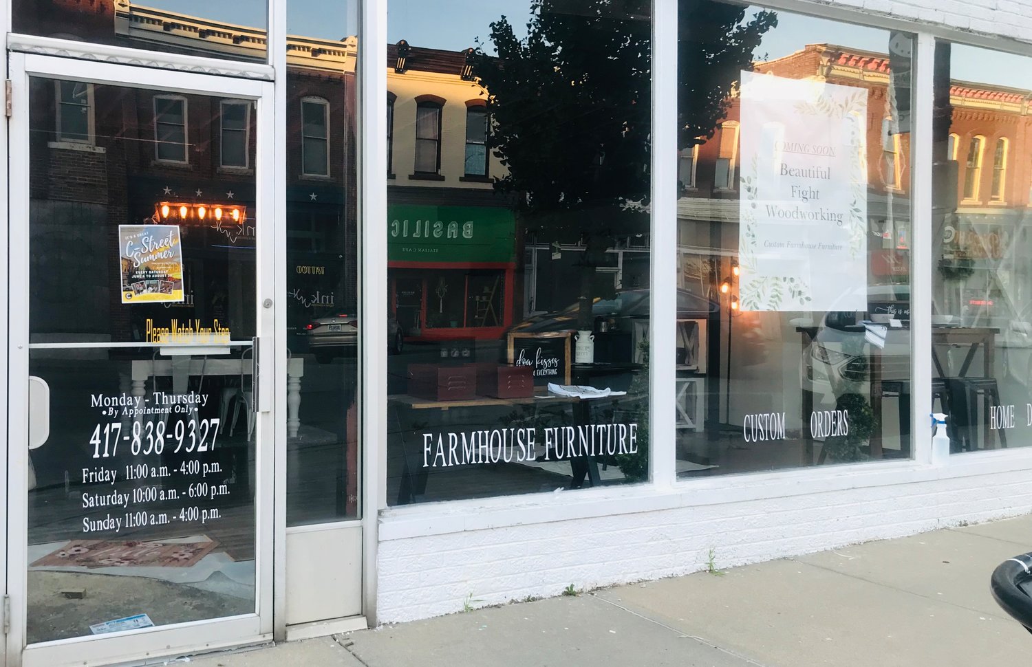 A retail shop for Beautiful Fight Woodworking is now open on Commercial Street.