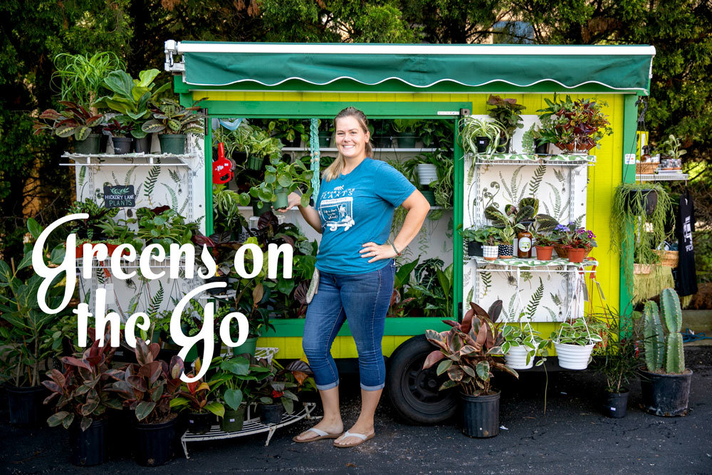 DOUBLED UP: Owner Tasha Adams says sales have doubled this year for her mobile plant business, which parks weekly at Mercy Hospital and on Commercial Street.
