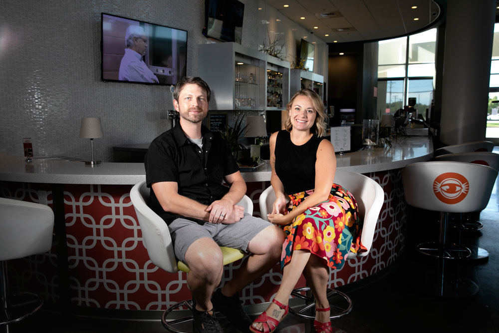 FEELING THE VIBE: The Wheelhouse owners Zach and Melissa Smallwood are starting their third year in operation at the Vib Springfield hotel.
