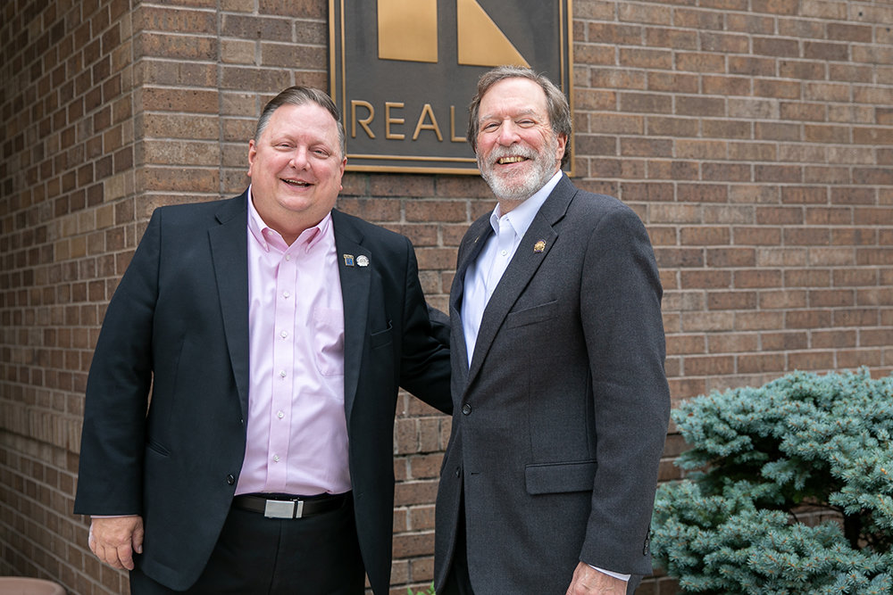 Jeff Kester, left, is the new CEO for the Greater Springfield Board of Realtors, replacing Miles Noennig, who retired in August.