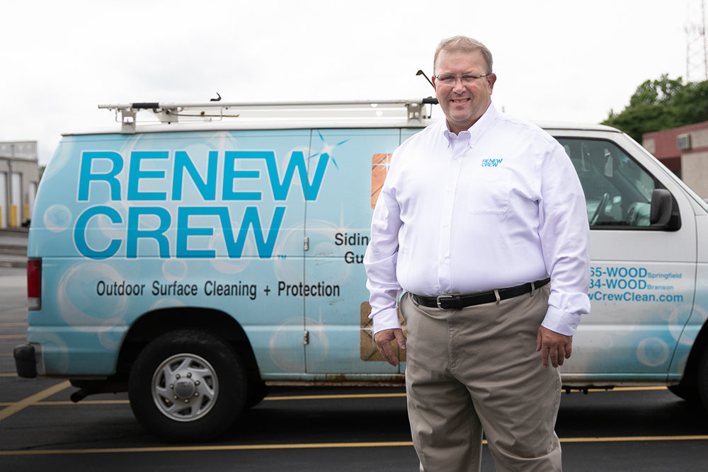 AT HOME: Franchisee Jerry Lesh says Renew Crew of Springfield is on pace to increase annual revenue to $600,000 this year.