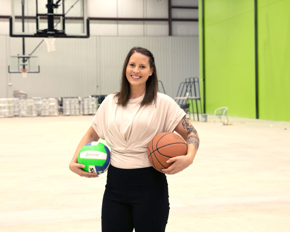 Sydni Alexander is director of operations at 417 Athletics, a 55,000-square-foot multisport facility under construction in Mount Vernon.