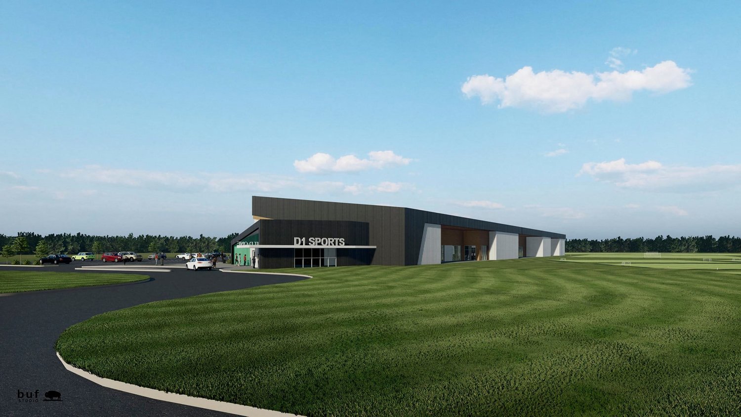 D1 Sports' plans include a 37,000-square-foot building for indoor competitions.