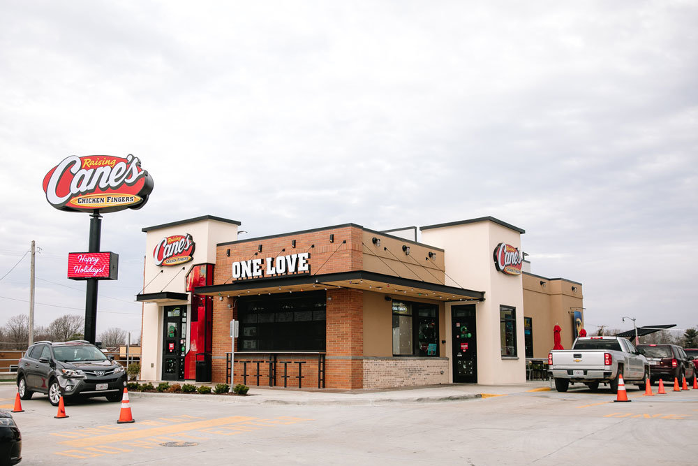 Long lines have been reported after the early November opening of Raising Cane’s, adjacent to Bass Pro Shops.