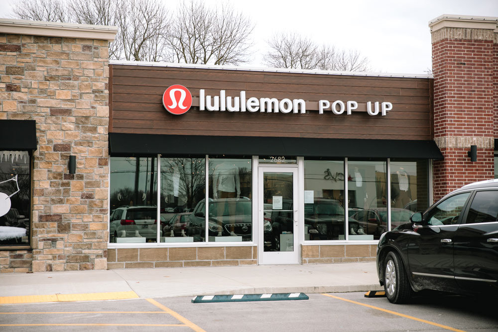 Lululemon opened a pop-up concept in the summer at Brentwood Center North.