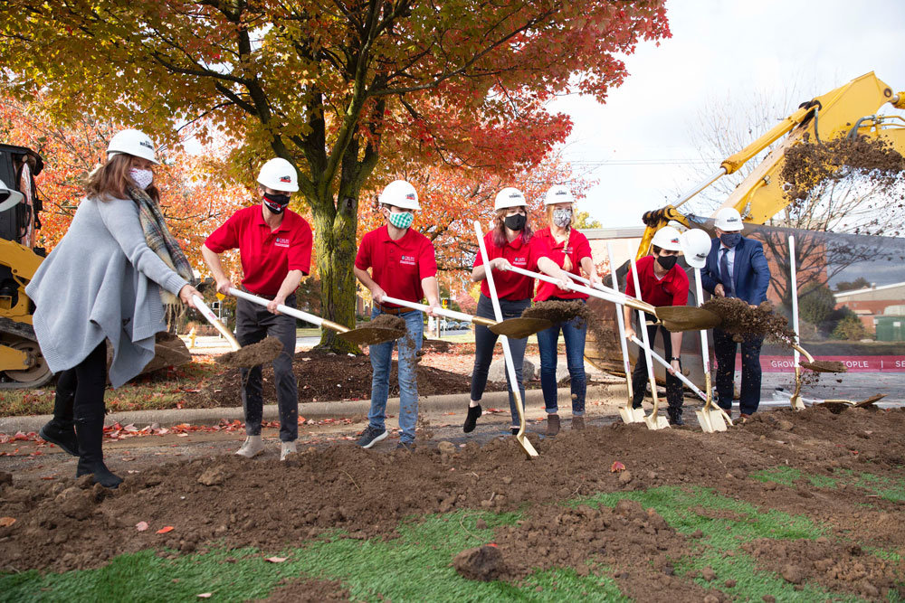 Drury University’s first academic building project in two decades is in progress, as an Oct. 29 groundbreaking was held for the $27 million C.H. “Chub” O’Reilly Enterprise Center.
