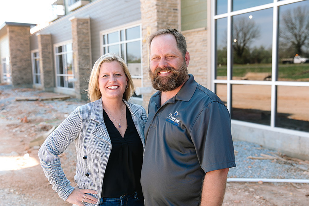 Xtreme Enteriors, led by co-owners Summer and Hunter Lampe, is contributing to construction for the $22 million SilverLeaf Apartments project in southwest Springfield.