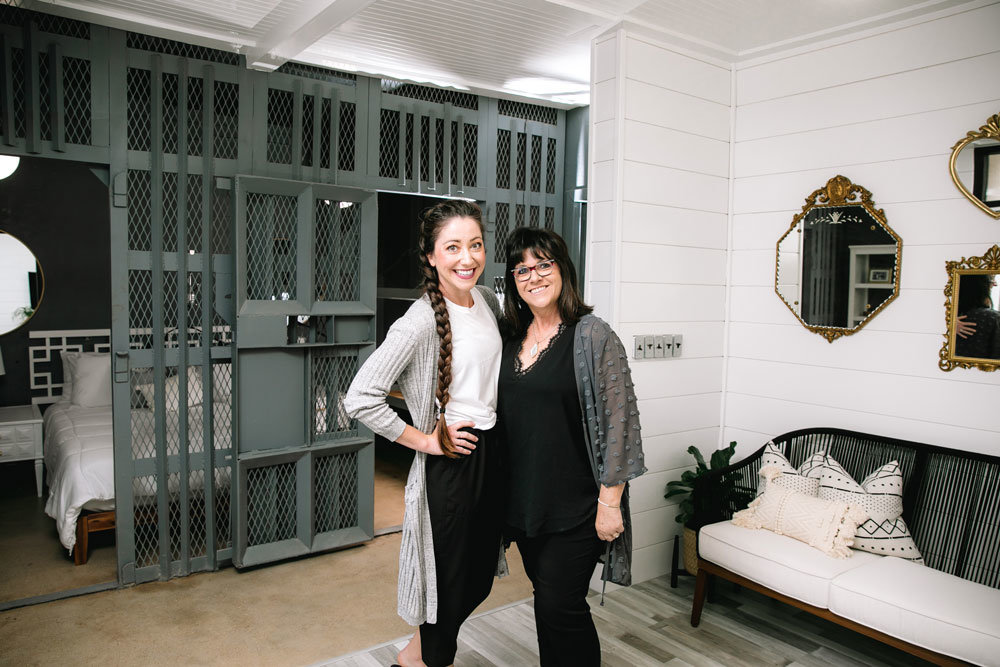 Dallas County Jail Hotel owner Patty Miller, right, pictured with her daughter Lyndi Miller-Tiggemann, says her unique short-term rental opened May 1, following a year of renovations.