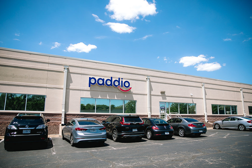 Paddio currently employs 100 people at its headquarters building it shares in Springfield with One Call Care Management.
