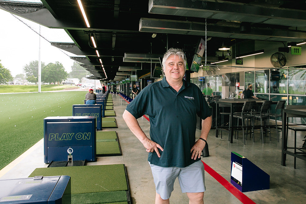 SWING TIME: BigShots Golf Springfield General Manager Brian Inman leads a staff of 150 for the newly opened attraction on the north side.
