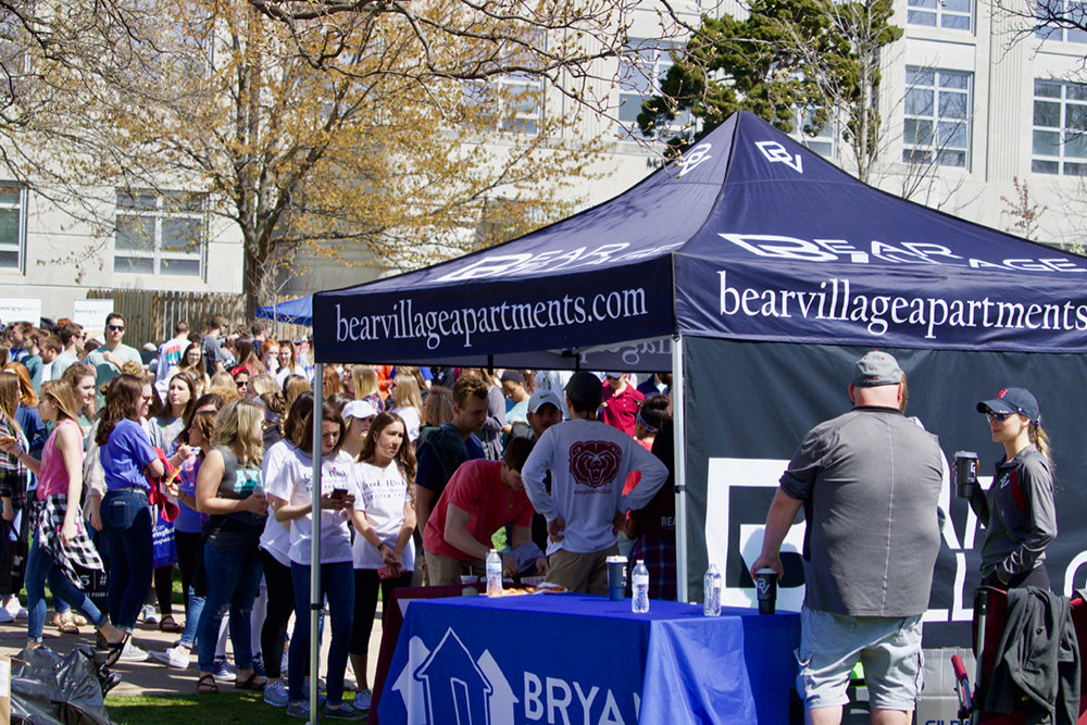 Craig Edwards with Bryan Properties invites businesses to connect with their Bear Village college residents.