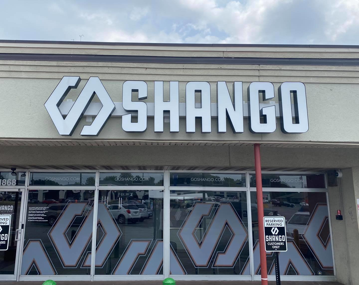 Shango's latest medical marijuana dispensary is open at the Plaza Shopping Center.
