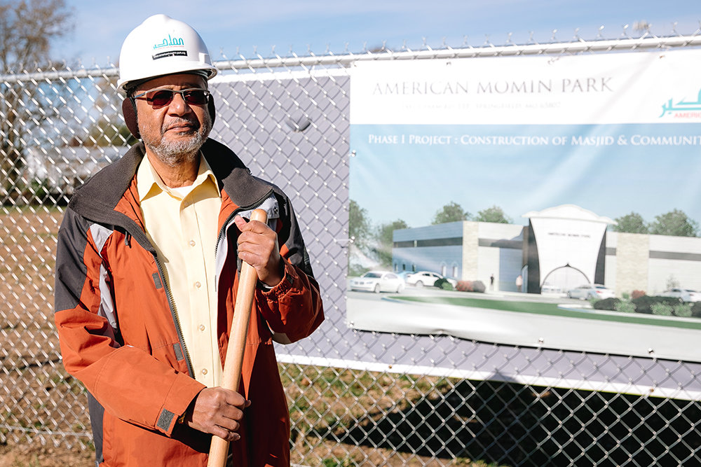 Sultan Zahirsha's passion project is to build a mosque in Springfield. Crews broke ground for America Momin Park in October.