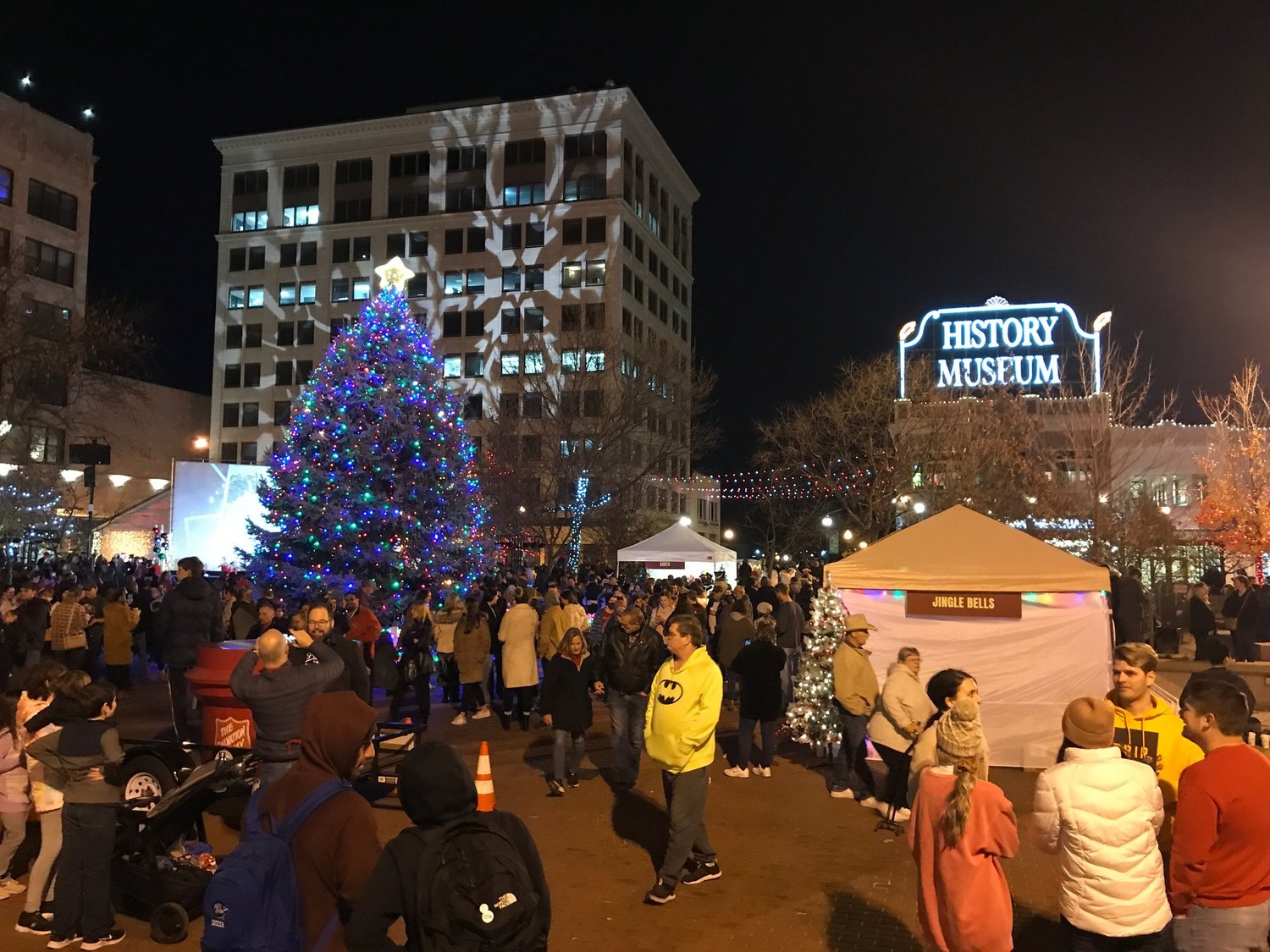The event will take place on the square, where the annual Christmas tree was installed last month.