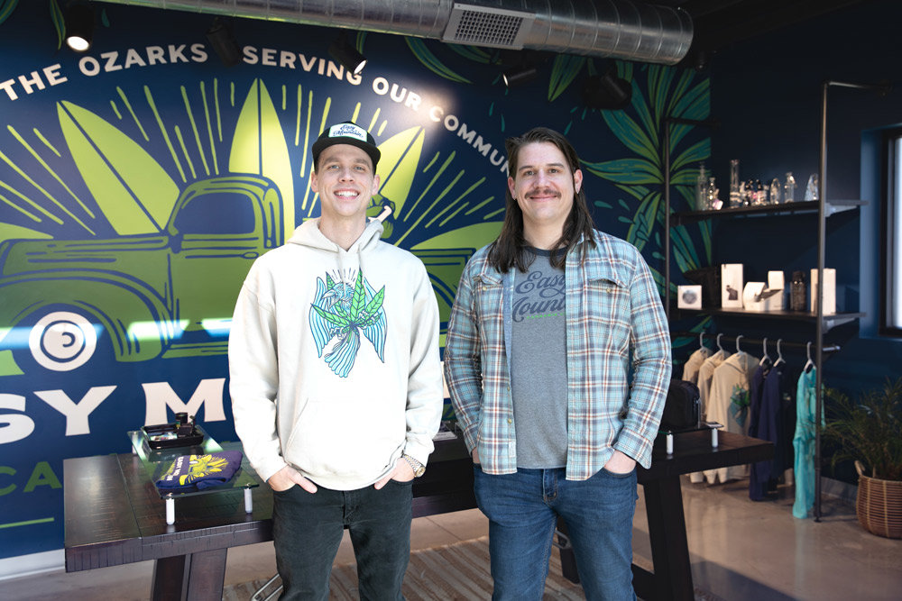 TOP OF THE MOUNTAIN: Easy Mountain Cannabis owners Alex Paulson and Drew Beine expect to see adult-use marijuana legalized in Missouri.
