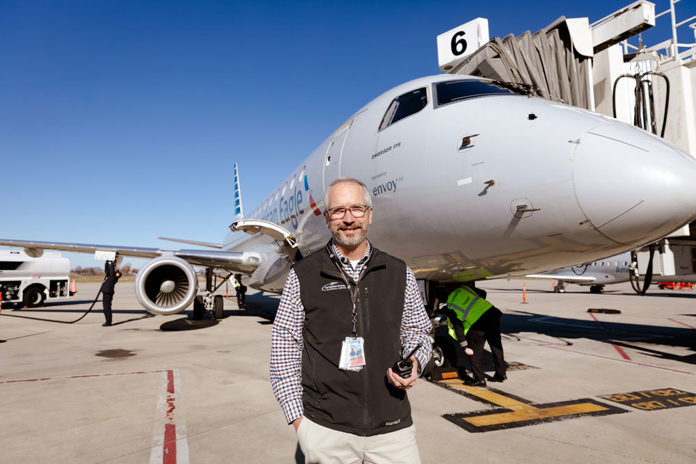 AIR ACTIVITY: Brian Weiler, Springfield-Branson National Airport's director of aviation, says leisure travel demand has fueled passenger growth locally and nationally.