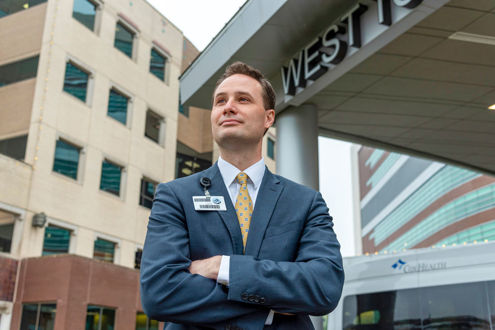 A NEW ROLE: Max Buetow, executive vice president and chief operating officer at CoxHealth, is poised to become the health system's new president and CEO in June.
