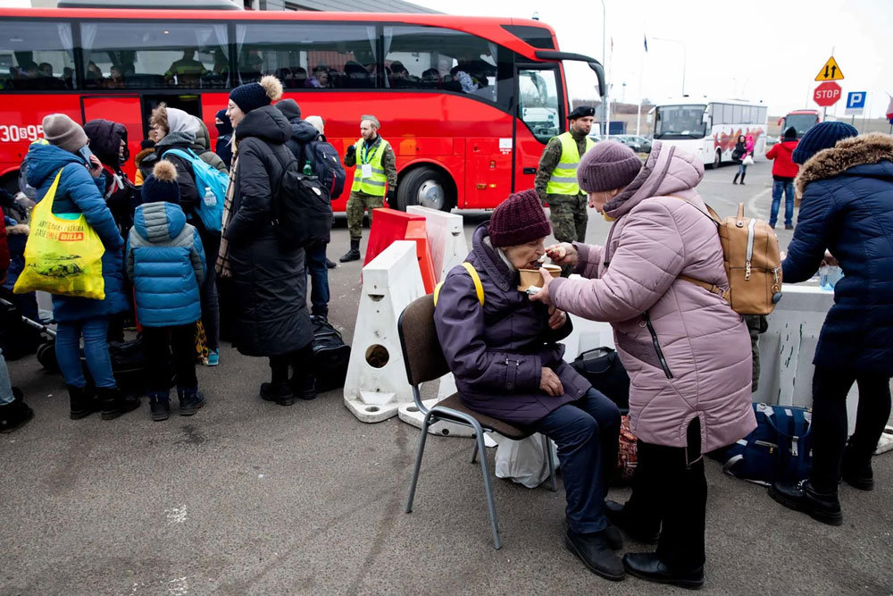 Ukrainians entering Poland are aided by Convoy of Hope while the Connect Church helps the helpers.