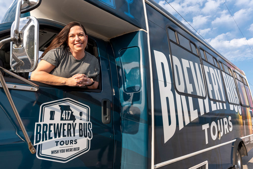 Crystal Yarnell founded 417 Brewery Bus Tours in 2019.