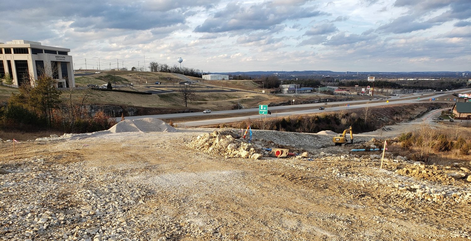HIGH PROFILE: Infrastructure work in Hollister, including extending Financial Drive south, is ongoing in preparation for a water park resort project.