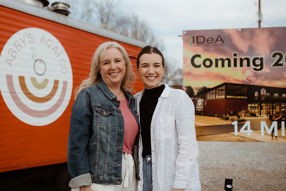 GOING TO MARKET: Abby's Acai Co., owned by Abby Voelker and her mother, Kayme, is one of 10 eateries set to join Nixa food hall venue 14 Mill Market, which started construction last month.