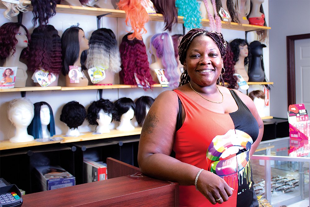 Marcie Davis, owner of MD Hair Supplies & More, will use her Ascend grant to purchase more of the ethnic hair supplies that she says are very much needed in the Springfield area.