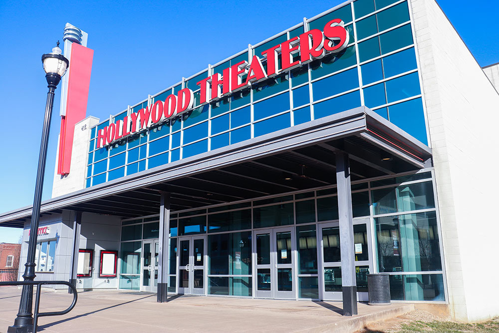 DARK SCREENS: The shuttered downtown Regal movie theater was a College Station anchor tenant since 2008.