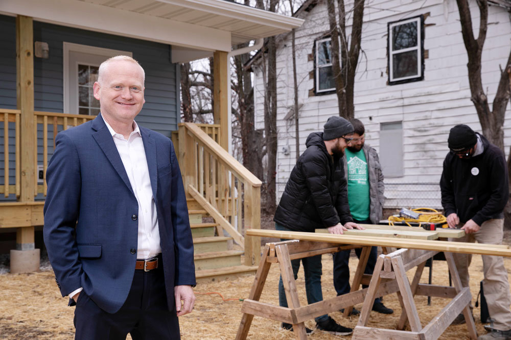 Habitat for Humanity of Springfield Executive Director Chris Tuckness says the nonprofit is on track to build seven new homes this year and is repairing more homes than ever before.