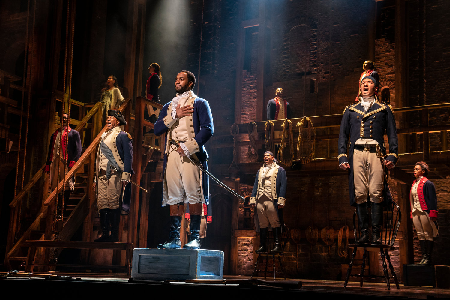 More than $3.3 million in ticket sales were generated by the performance run of "Hamilton" at Juanita K. Hammons Hall for the Performing Arts.