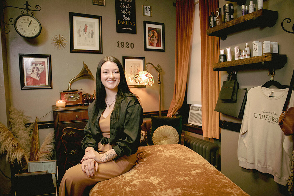 Owner Emily Rapp offers over 40 face and body packages at The Ritzy Flat salon.