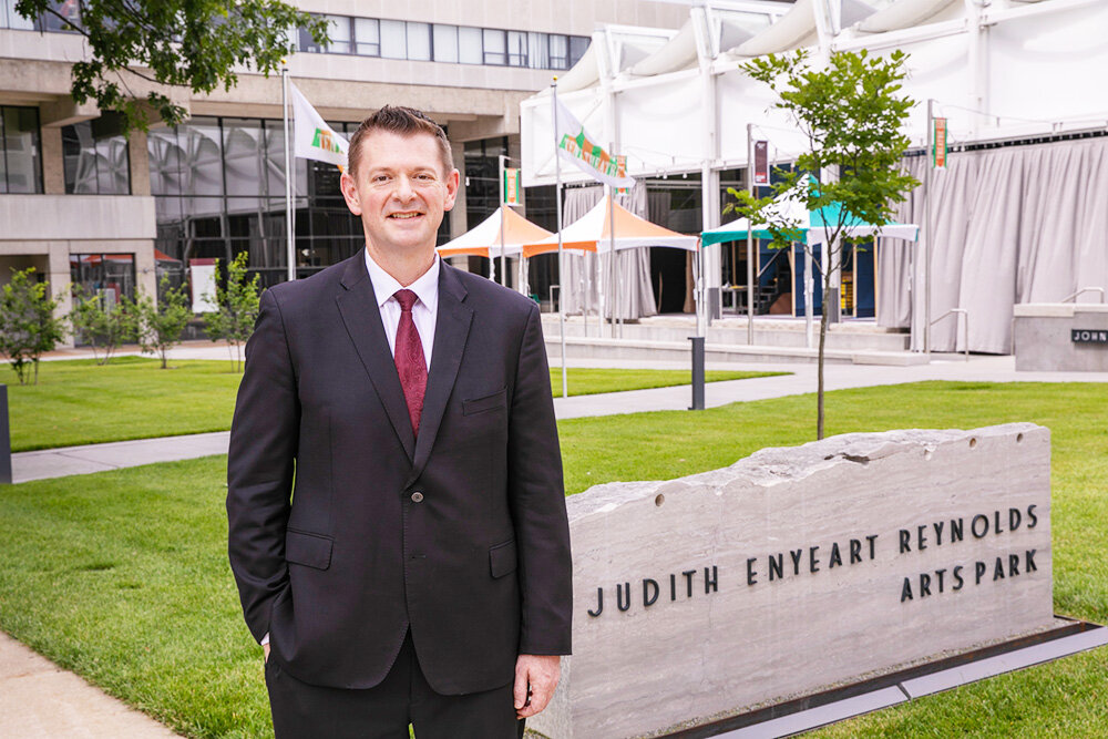 Shawn Wahl will be dean of the new Judith Enyeart Reynolds College of Arts, Social Sciences and Humanities.